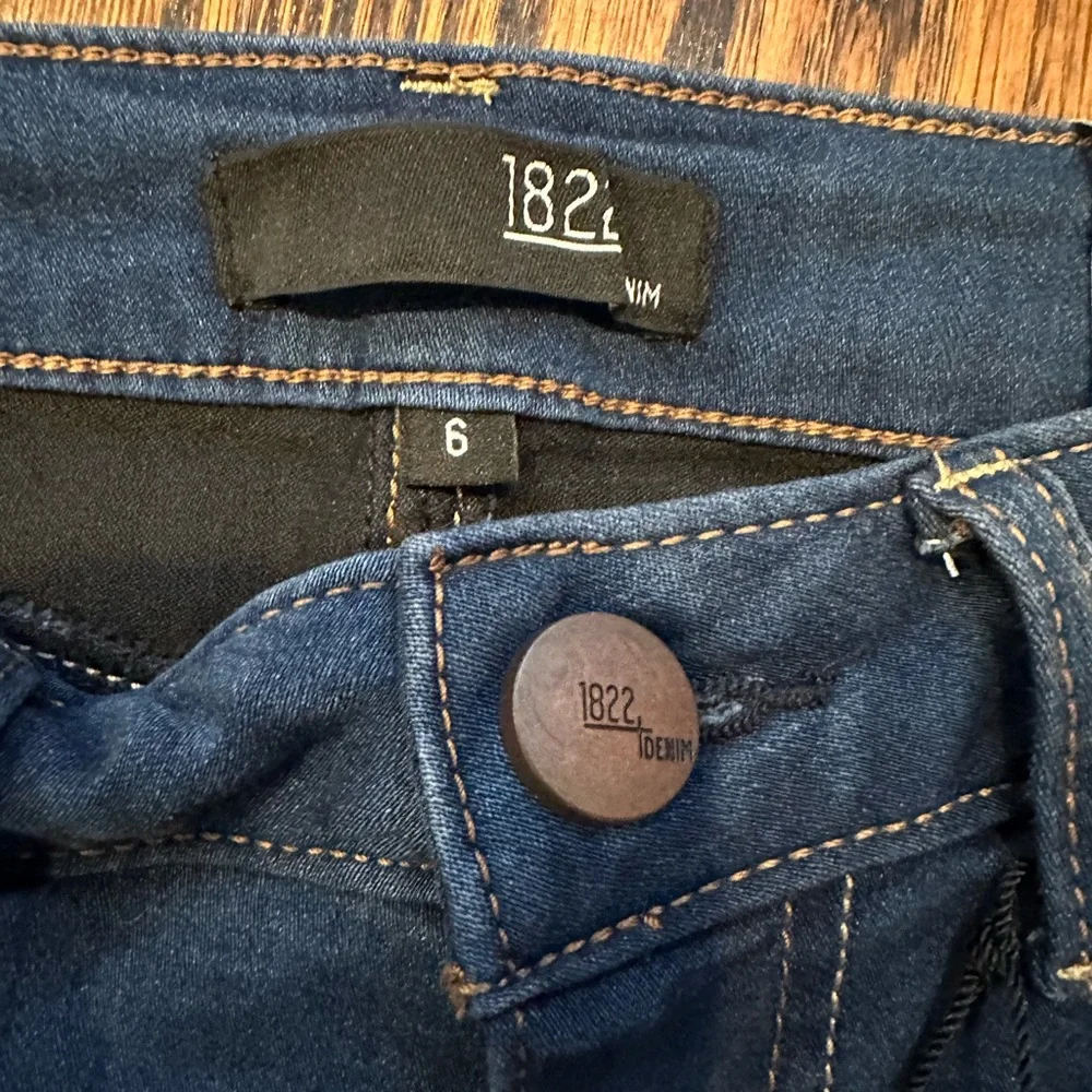 1822 Denim Women's Dark Blue Skinny Jeans - New With Tags - Picture 3 of 5